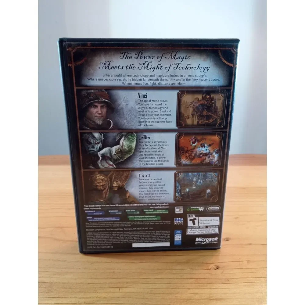 Rise of Nations: Rise of Legends (PC,‎ 2006) 4-disc set complete☄️☄️👩🚀👩🚀🛰️
